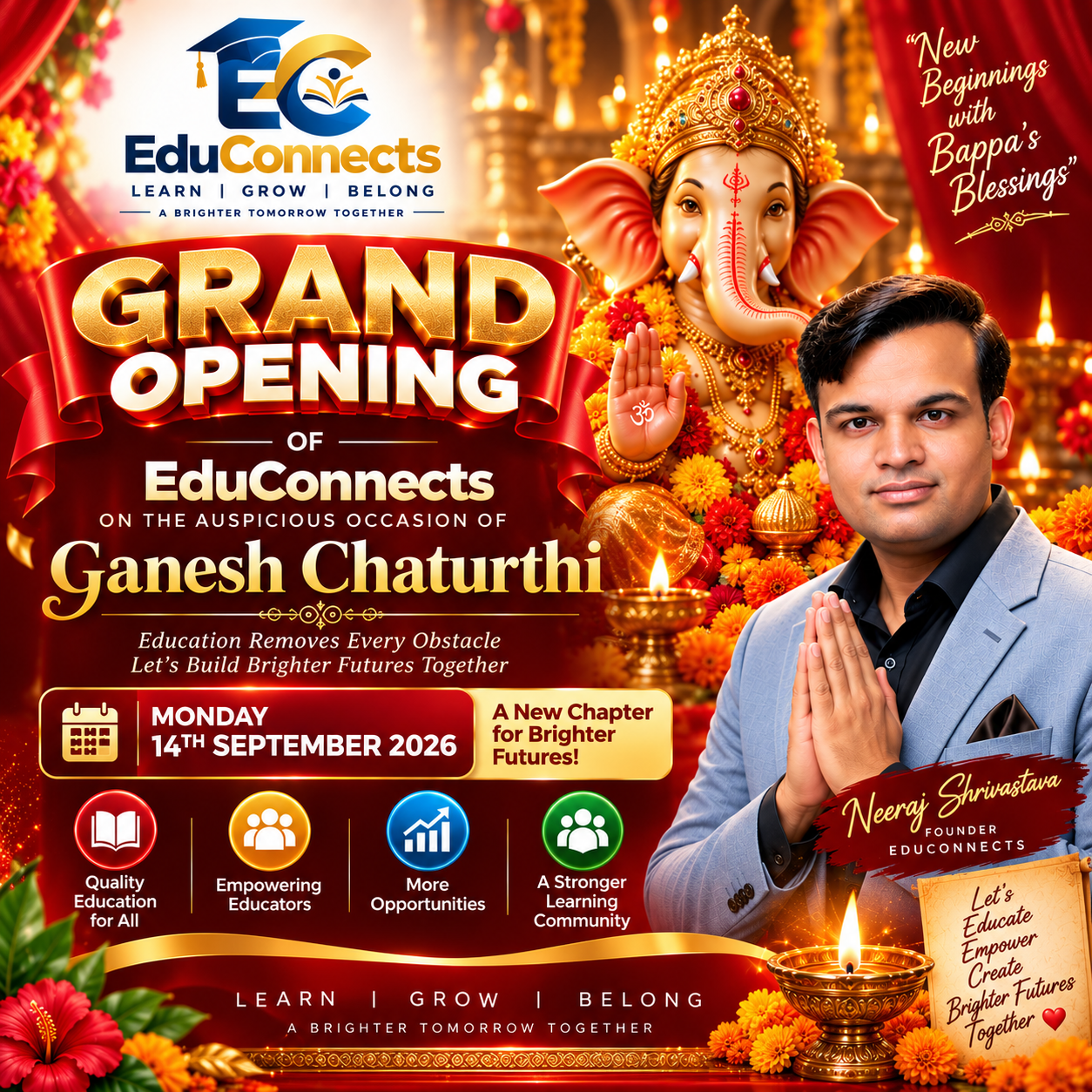 EduConnects Ganesh Chaturthi Grand Opening